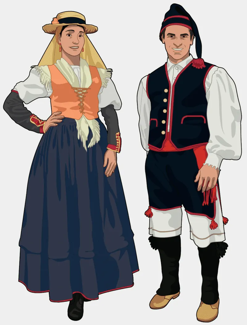 Trajes típicos canarios