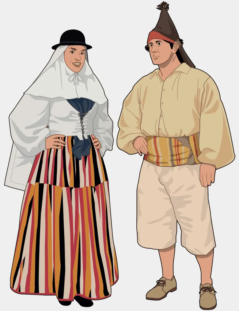 Trajes típicos canarios