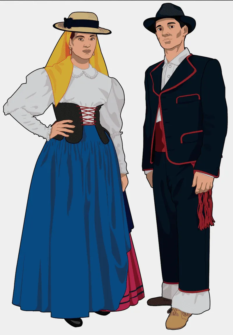 Trajes típicos canarios