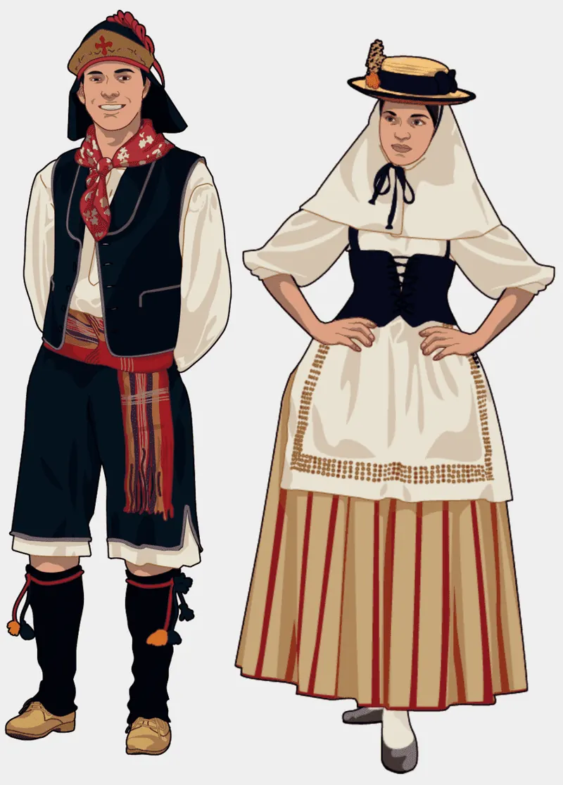 Trajes típicos canarios