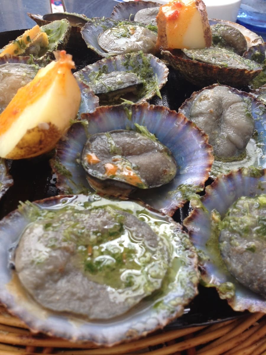 Canary Islands limpets, the taste