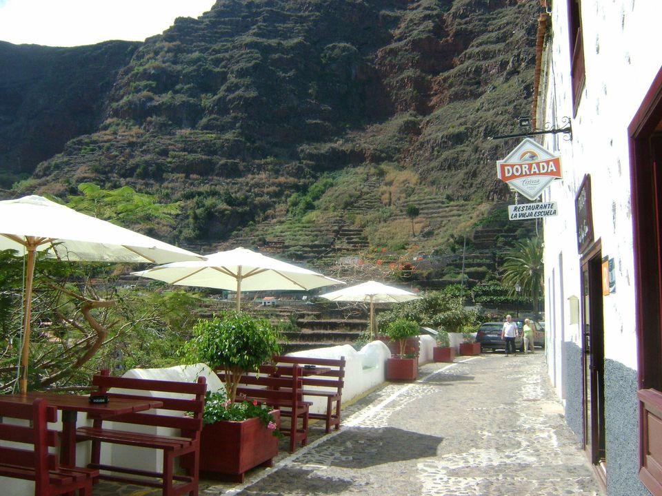 Restaurante La Vieja Escuela, en La Gomera