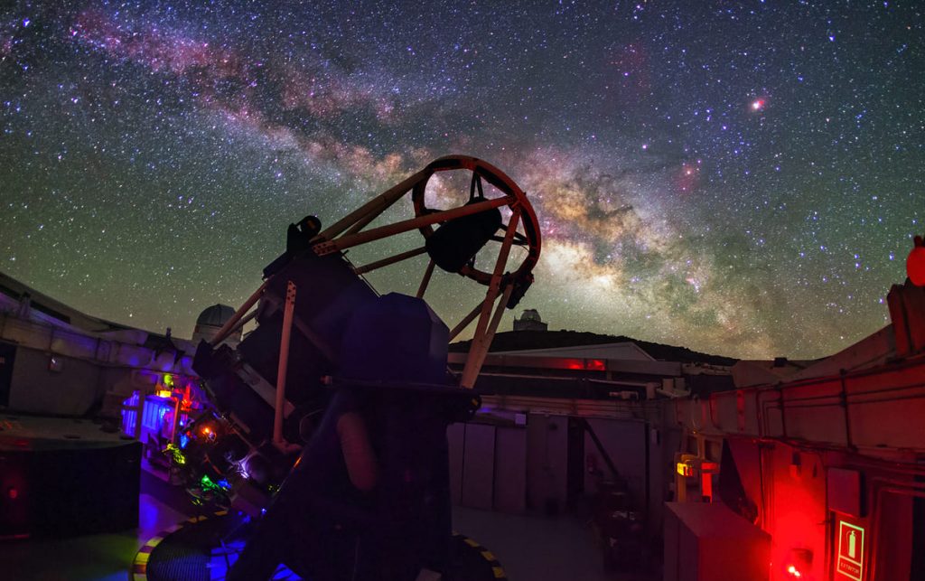 Telescopio para observar las estrellas