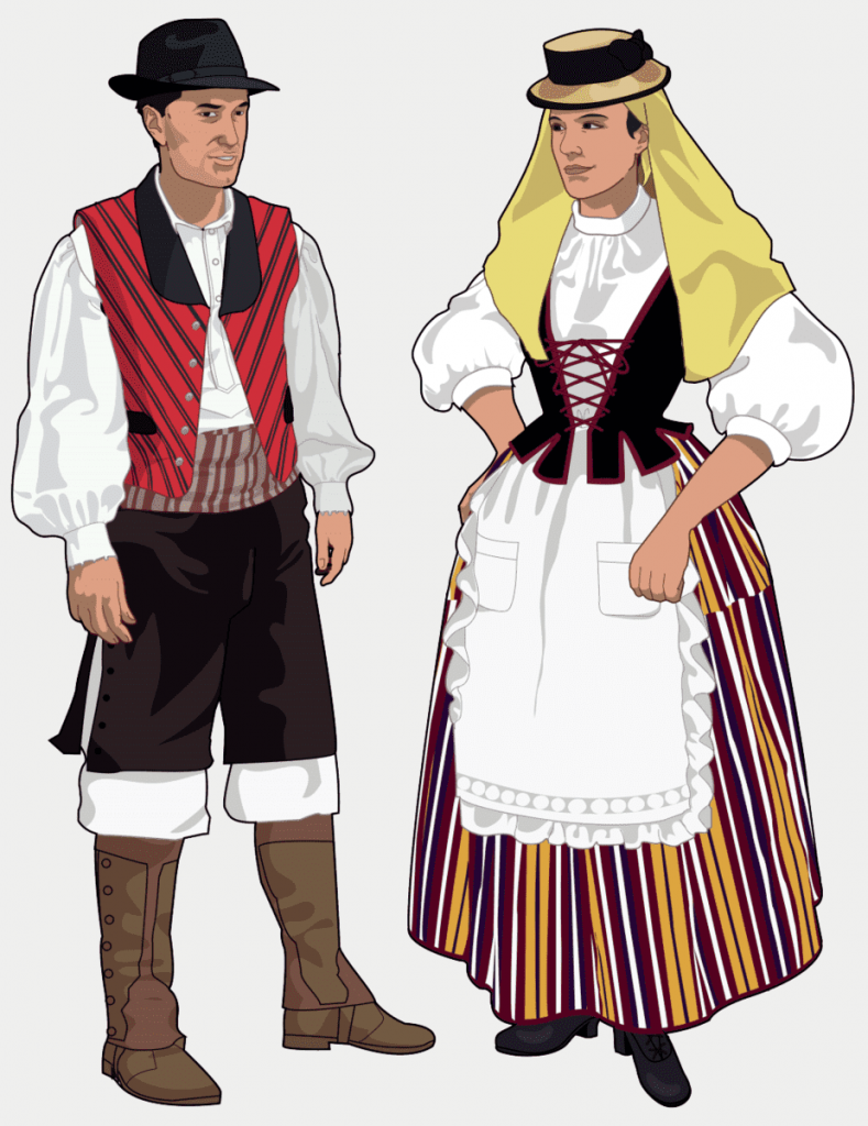 Typical Canarian costume